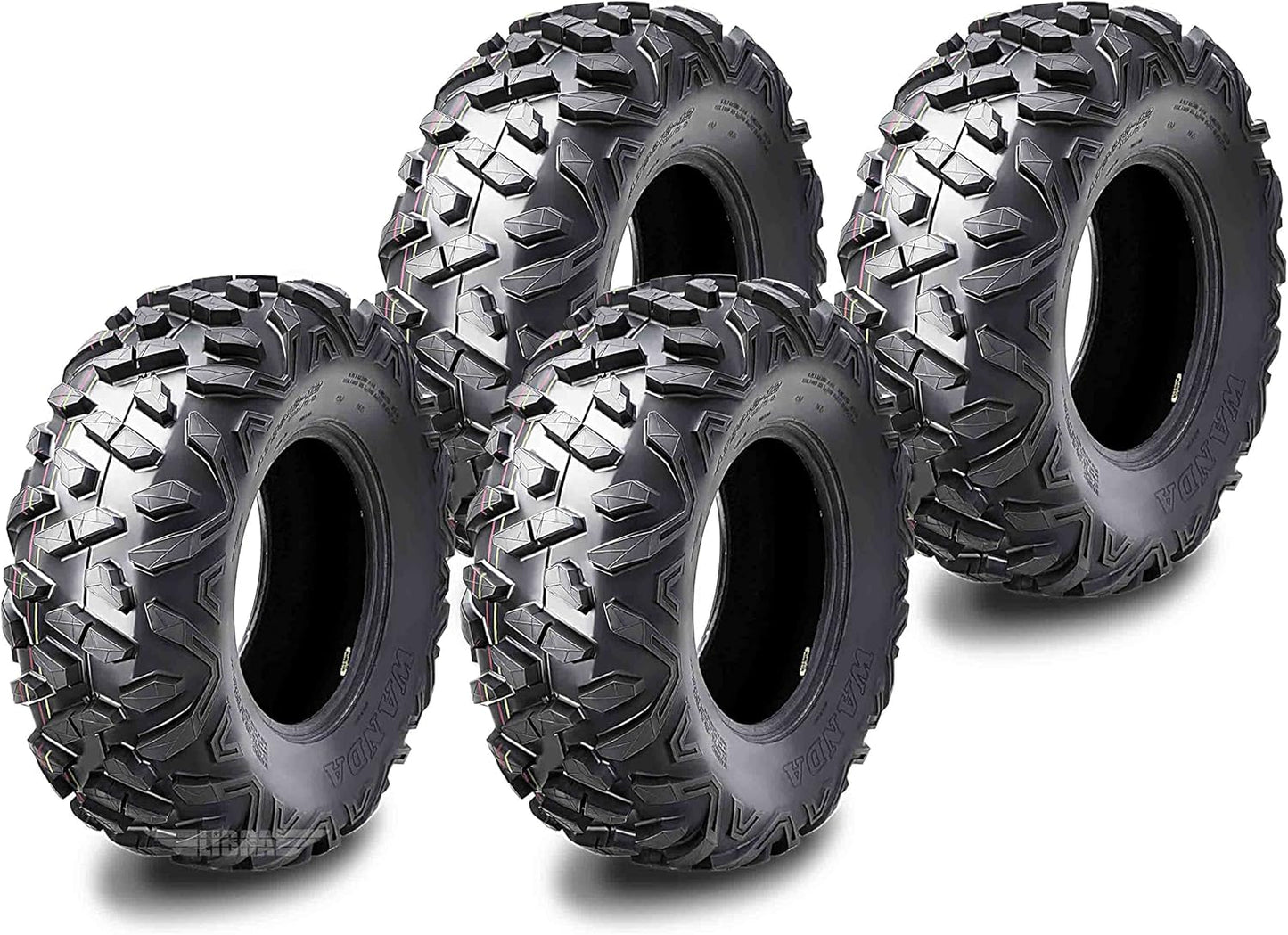 WANDA Set of 4 ATV UTV Tires 27x9-14 for Superior Traction