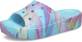 Crocs Women's Classic Marbled Tie-dye Clogs - Platform Comfort