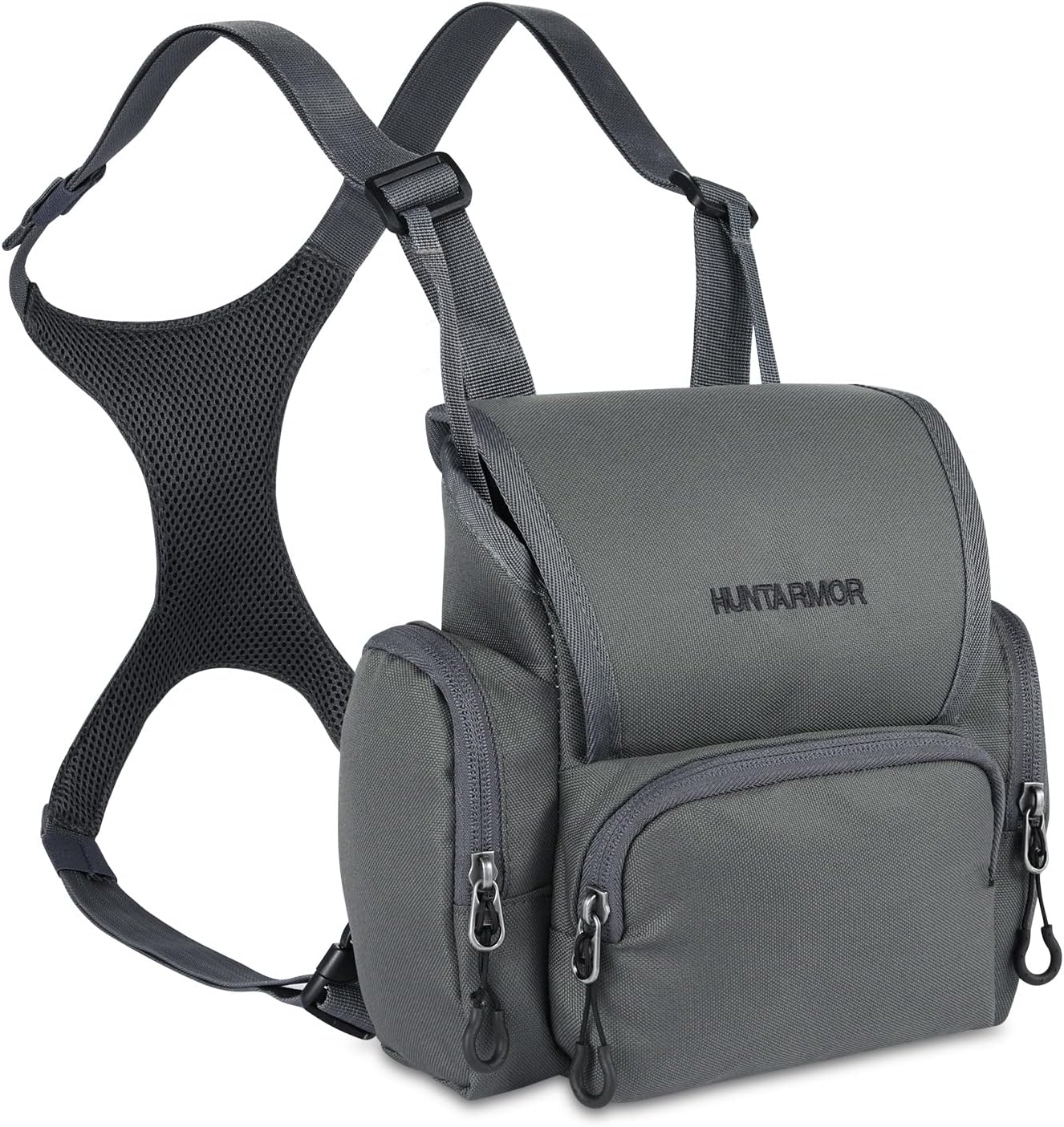 Binocular Harness for Hunting with Rangefinder Pouch & Bag