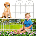 Decorative Garden Fence 24in x 35ft - Easy No-Dig Dog Barrier
