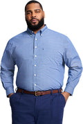 IZOD Men's Big and Tall Performance Comfort Long Sleeve Plaid - Easy