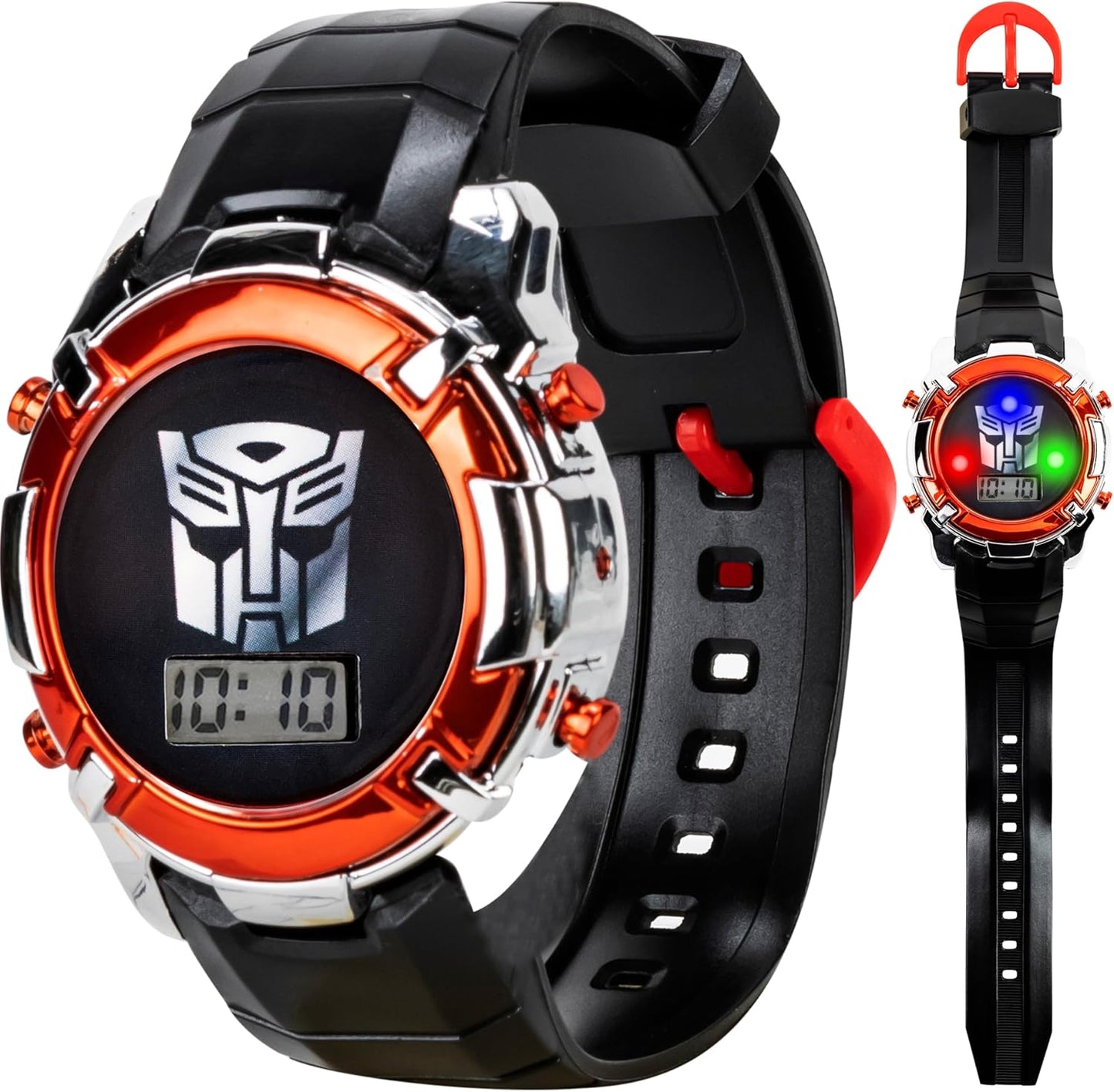 Transformers Digital Watch for Kids - Autobot Design, LED Lights