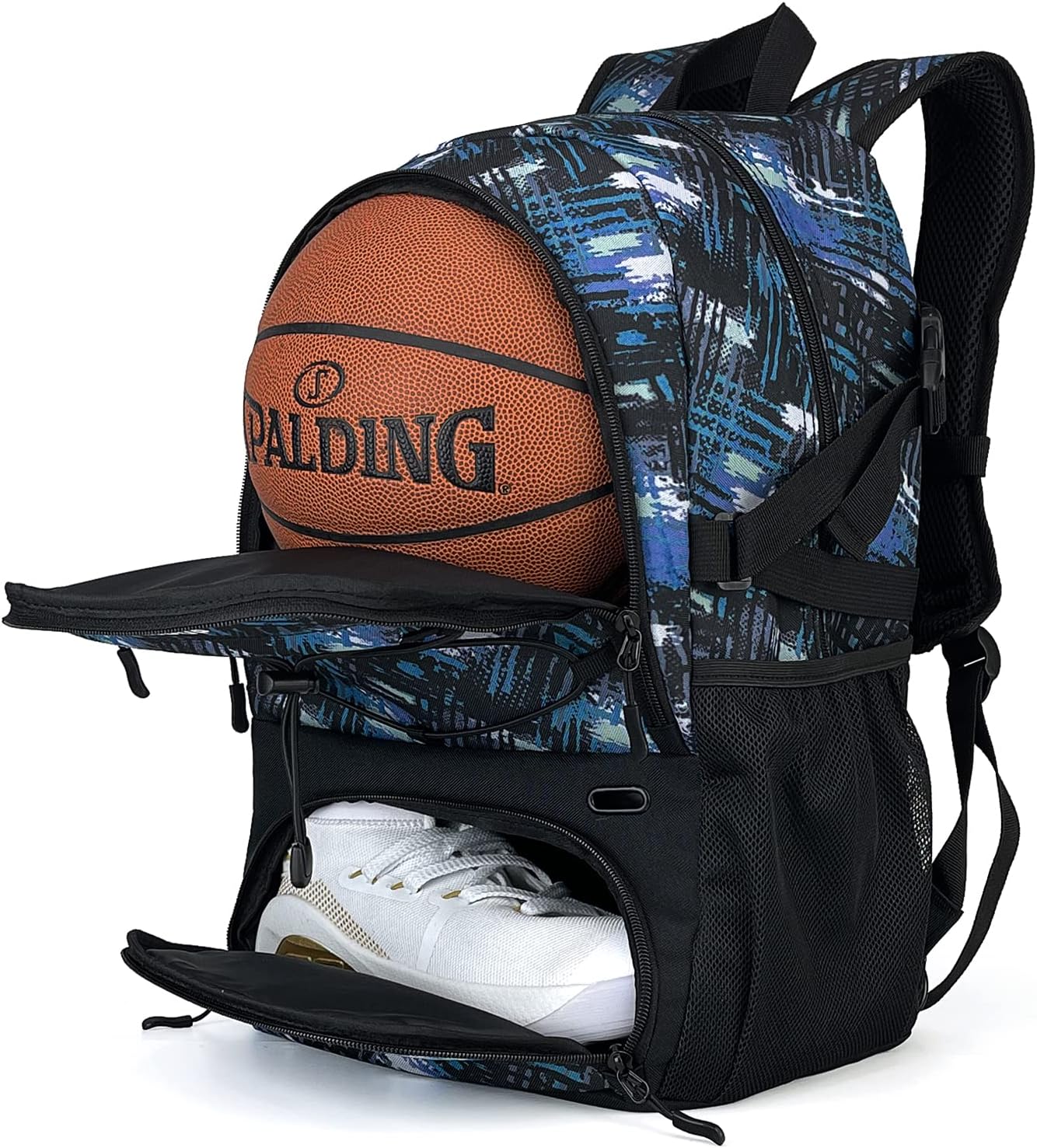 GRANDUP Basketball Backpack with Ball and Shoes Compartment