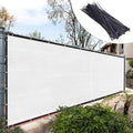 Royal Shade Custom Size 5 ft x 14 ft White Fence Privacy Screen