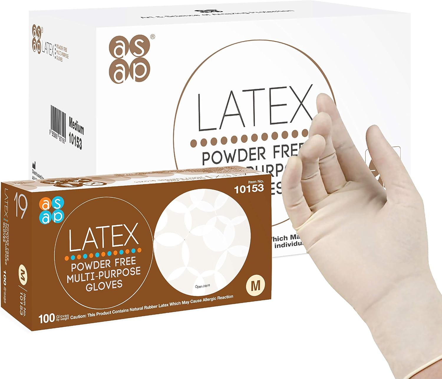 ASAP Latex Powder Free Multi-purpose Gloves for All Uses