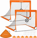 Kids Soccer Goals for Backyard 4x3 ft Portable Nets - Foldable