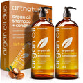 Argan Oil Shampoo and Conditioner Set - Hydrate Repair Defy Frizz