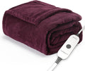 Sunbeam Electric Throw Royal Luxe Microplush Heated Blanket - Cozy