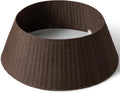 36in Large Christmas Tree Collar - Wicker Rattan Tree Base Cover