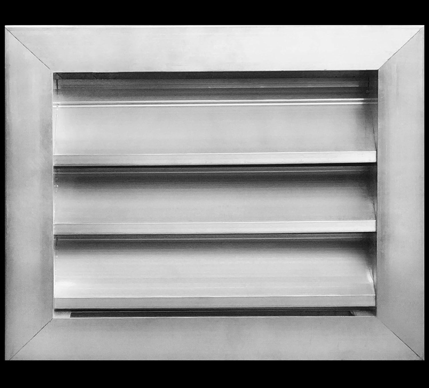 HVAC Premium 12in x 8in Aluminum Gable Louver Vent for Walls