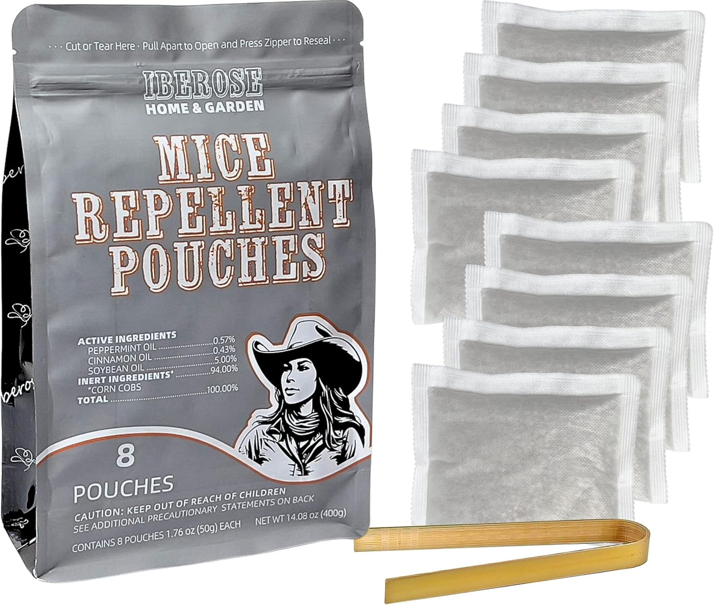 Peppermint Mouse Repellent Pouches - Keep Rodents Away!