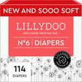 Baby Diapers Size 6 Monthly Supply (114 Count) - Ultra Soft Leak