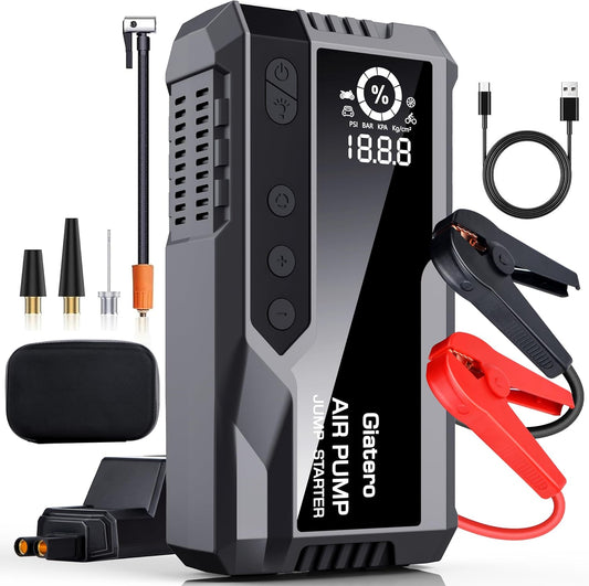 6000A Car Jump Starter & Air Compressor
