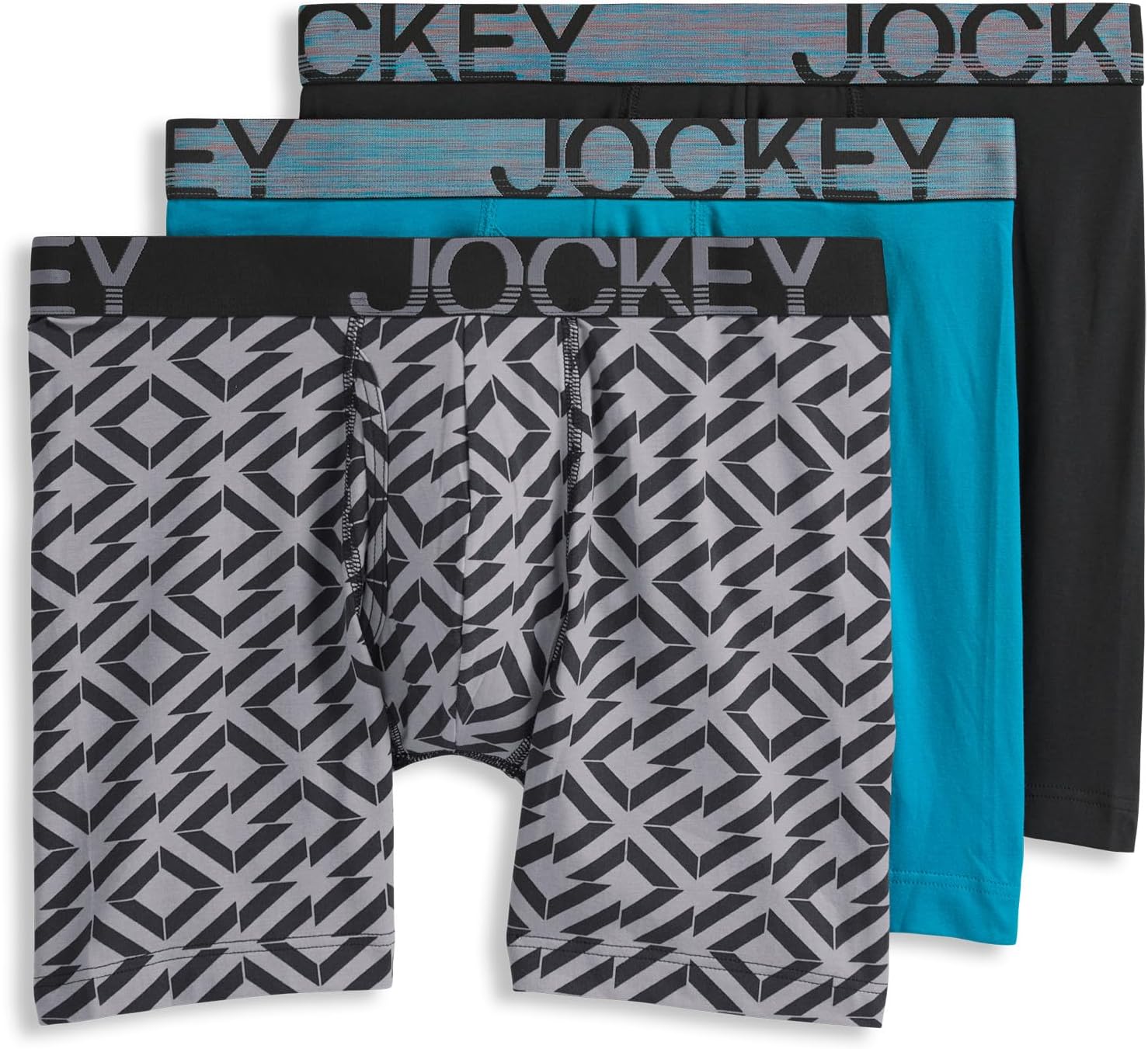 Jockey Men's Underwear ActiveStretch 7in Long Leg Boxer Briefs