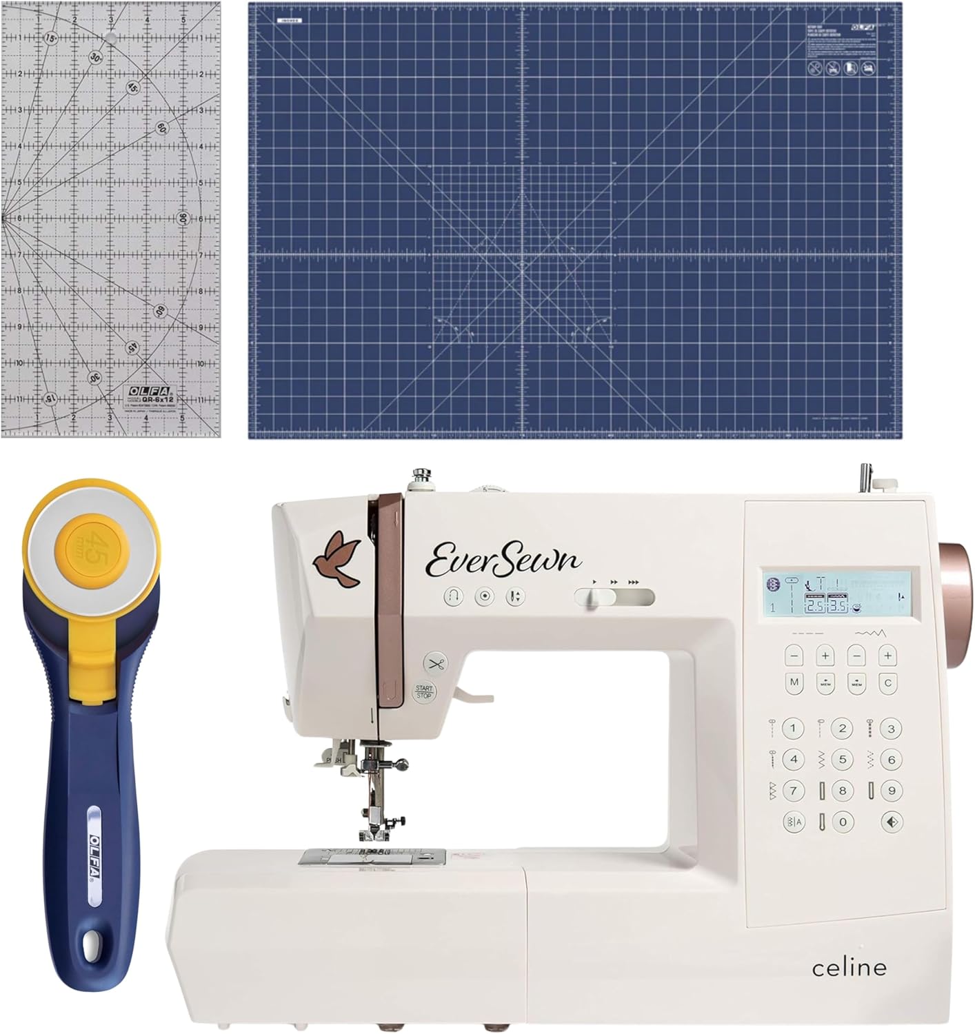 EverSewn Ce Sewing Machine Bundle - Creative Sewing Kit for Enthusiasts