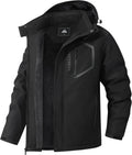 Men's Mountain Ski Jacket Winter Snow Coat Waterproof Warm Fleece rain