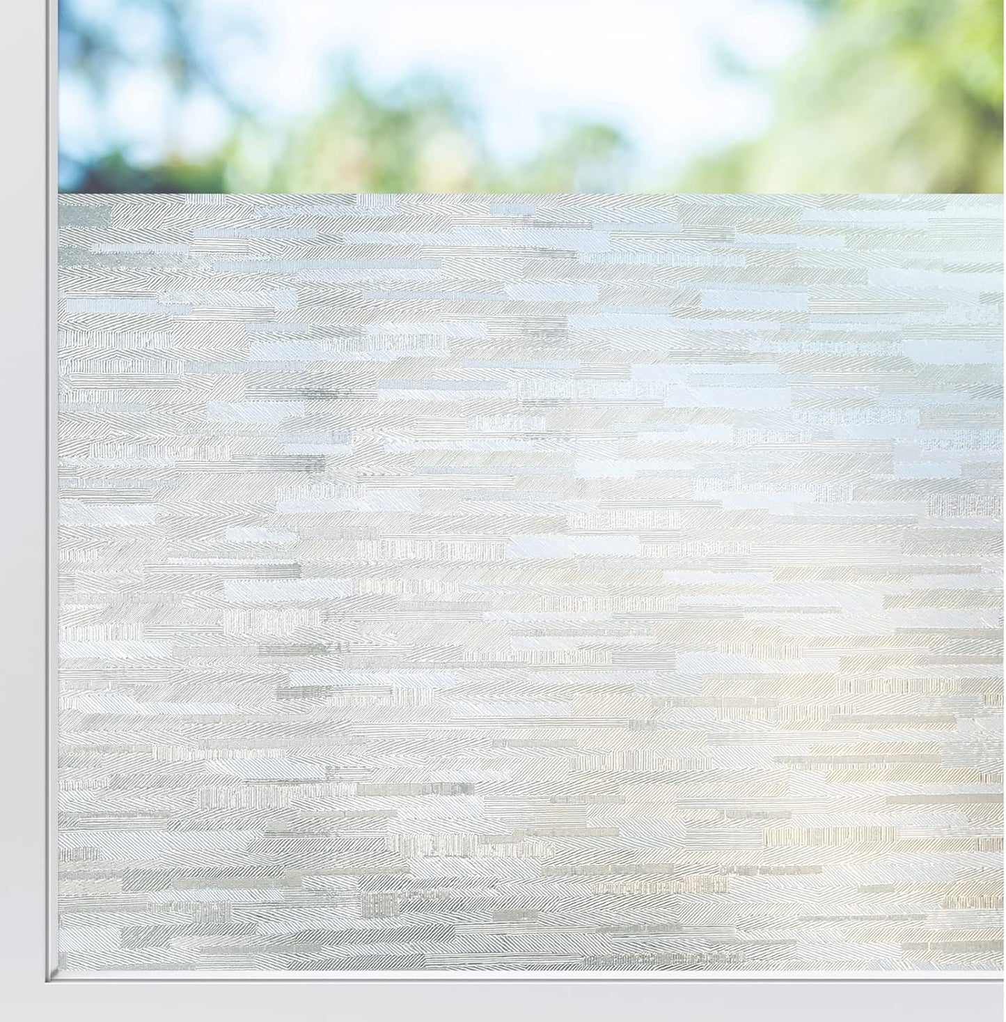 rabbitgoo Window Privacy Film for Elegant Home Decor and Comfort
