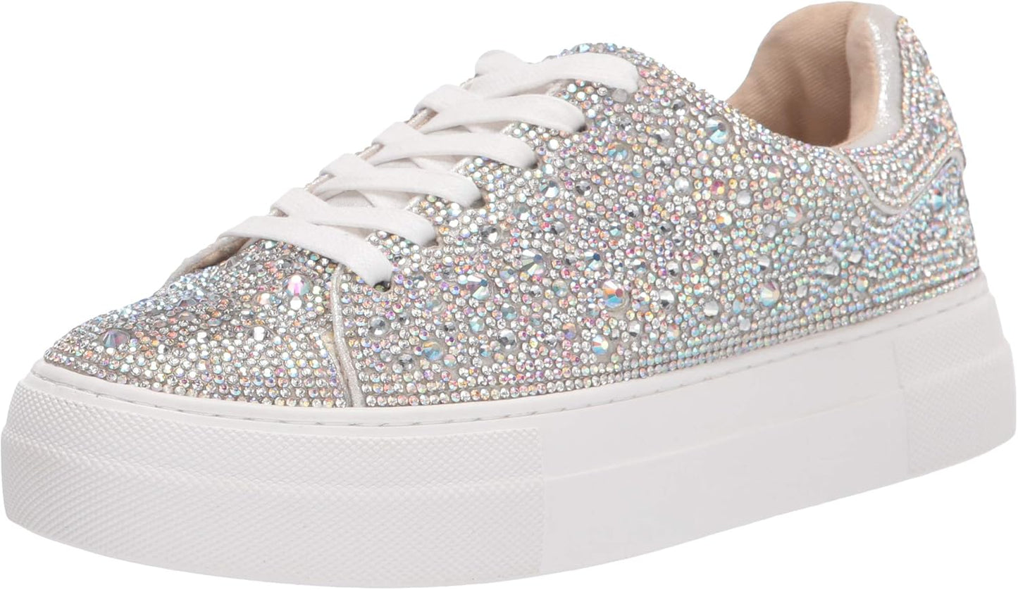 Betsey Johnson Women's Sidny Sneaker: Rhinestone Embellished Style