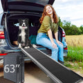 Dog Ramp for Cars SUV Truck 63in Foldable Wide Ramp - Easy Load