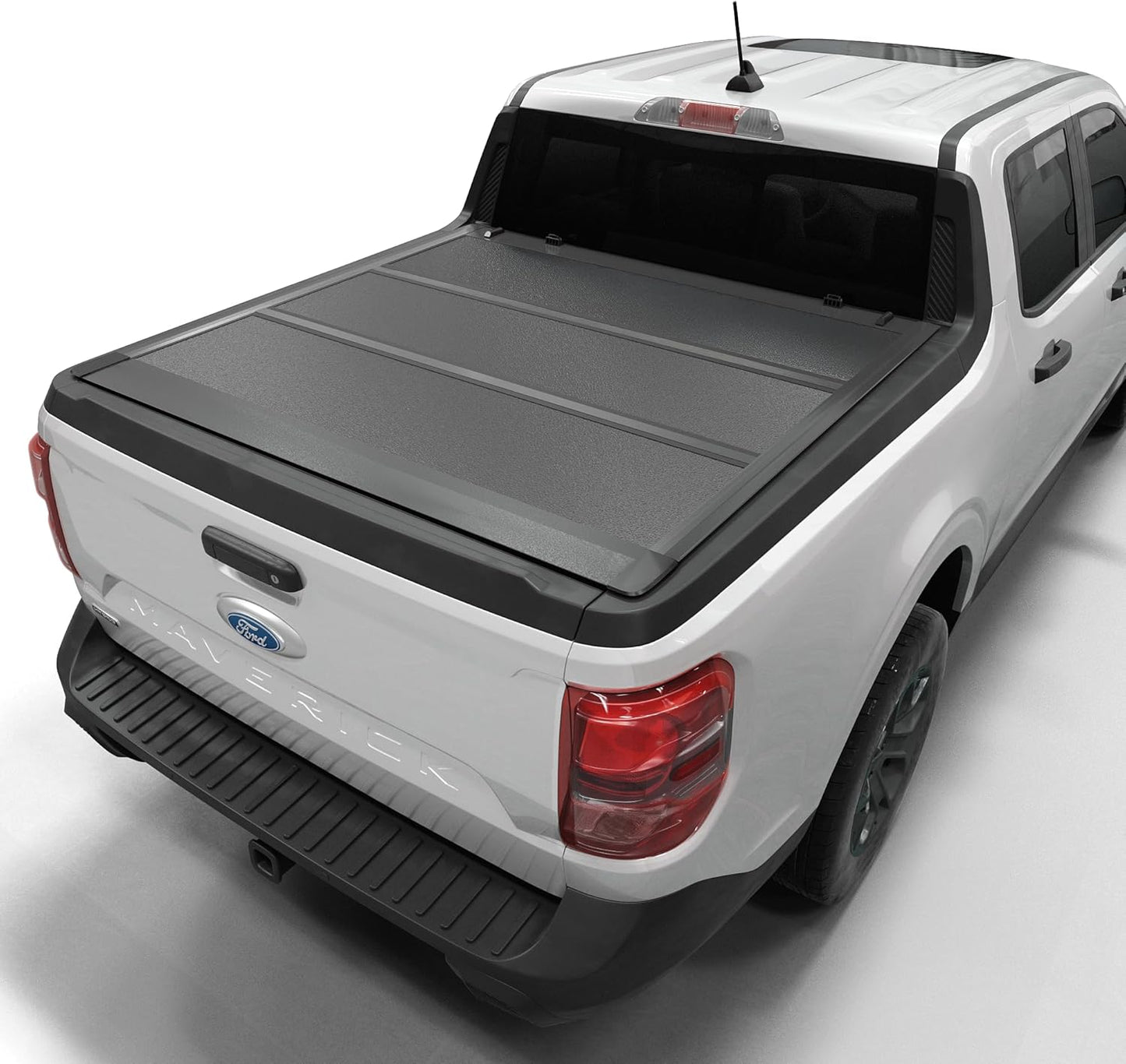 Low Profile Hard Folding Truck Bed Tonneau Cover for Ford Maverick