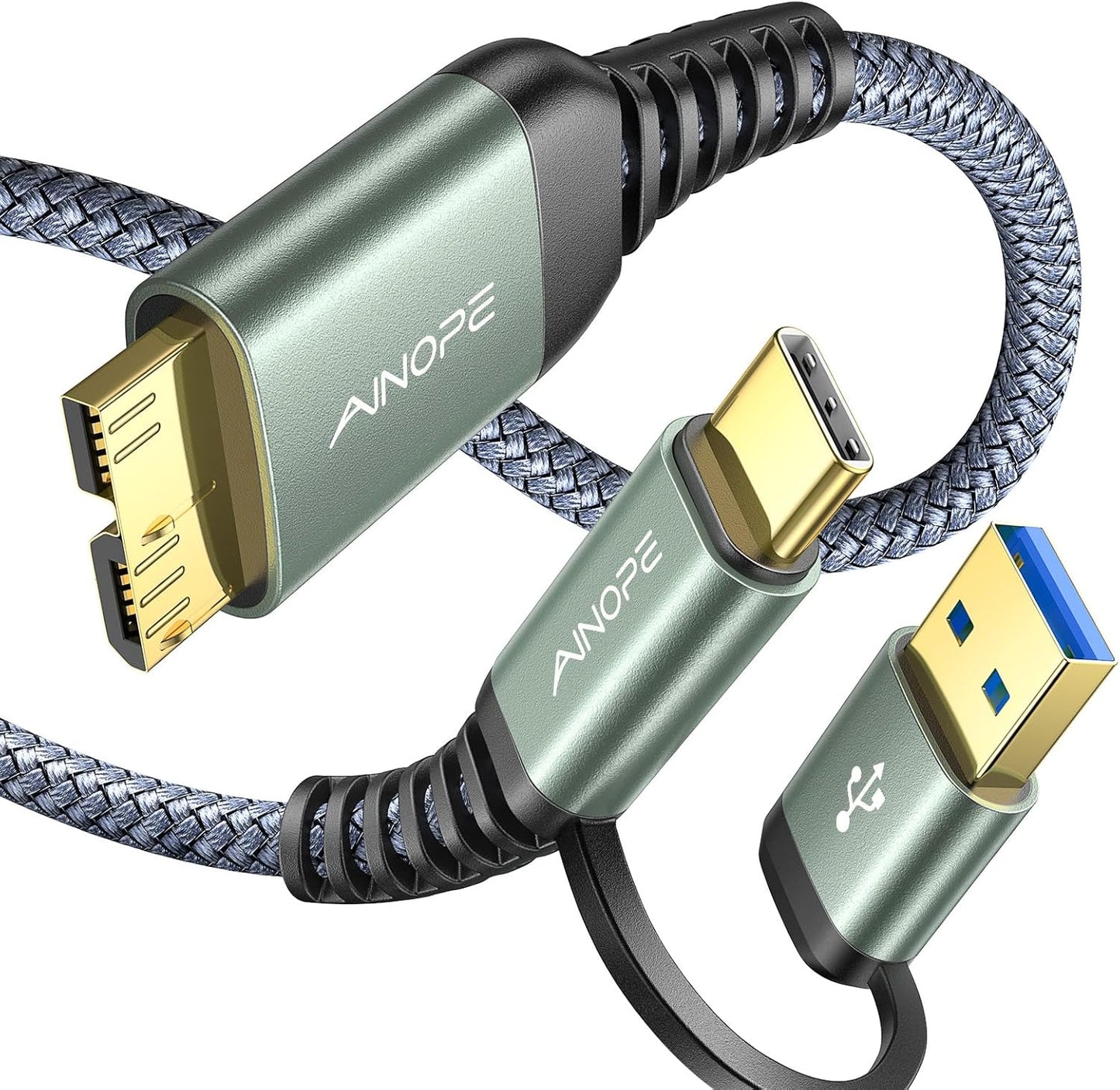 High-Speed 10Gbps USB 3.1 Cable for MacBooks & More