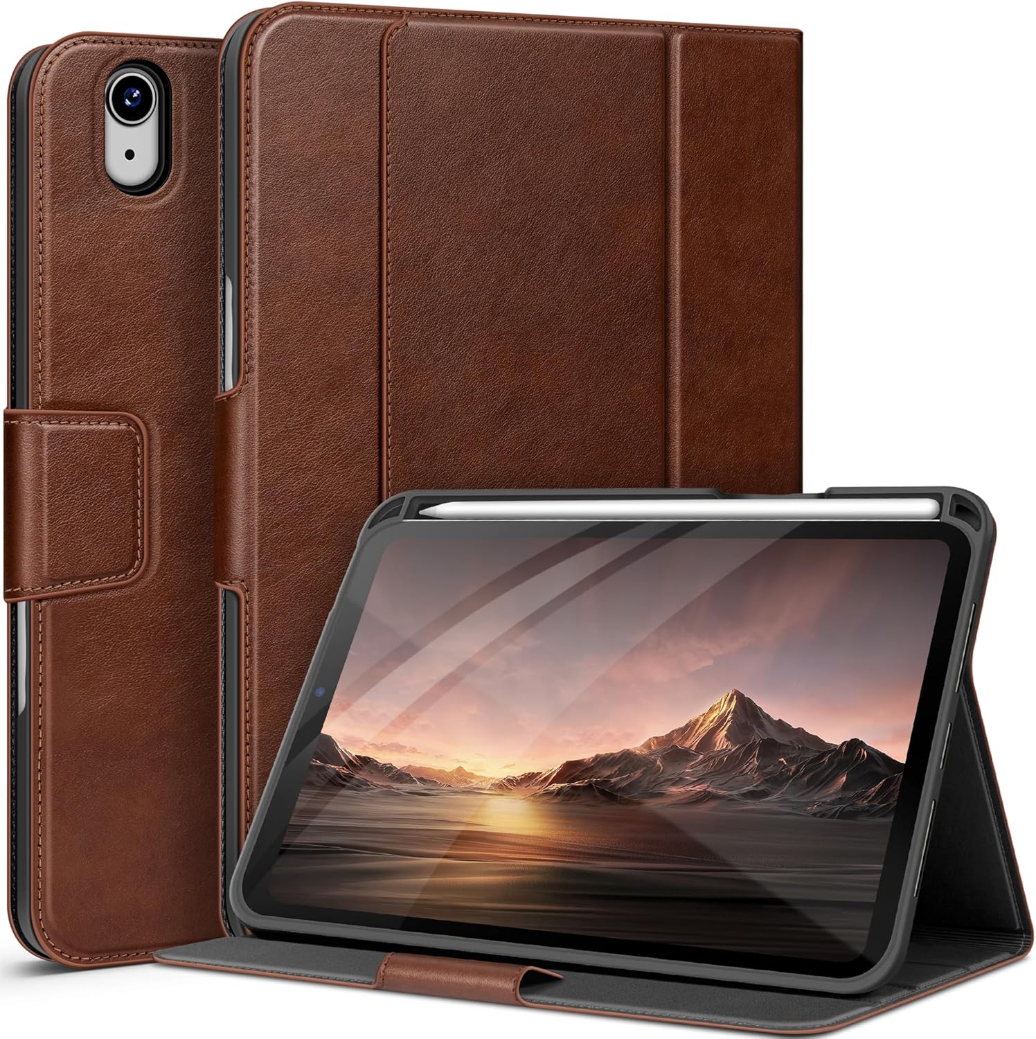 iPad mini 7 Case with Multi-Stand and Pencil Holder for 8.3 in