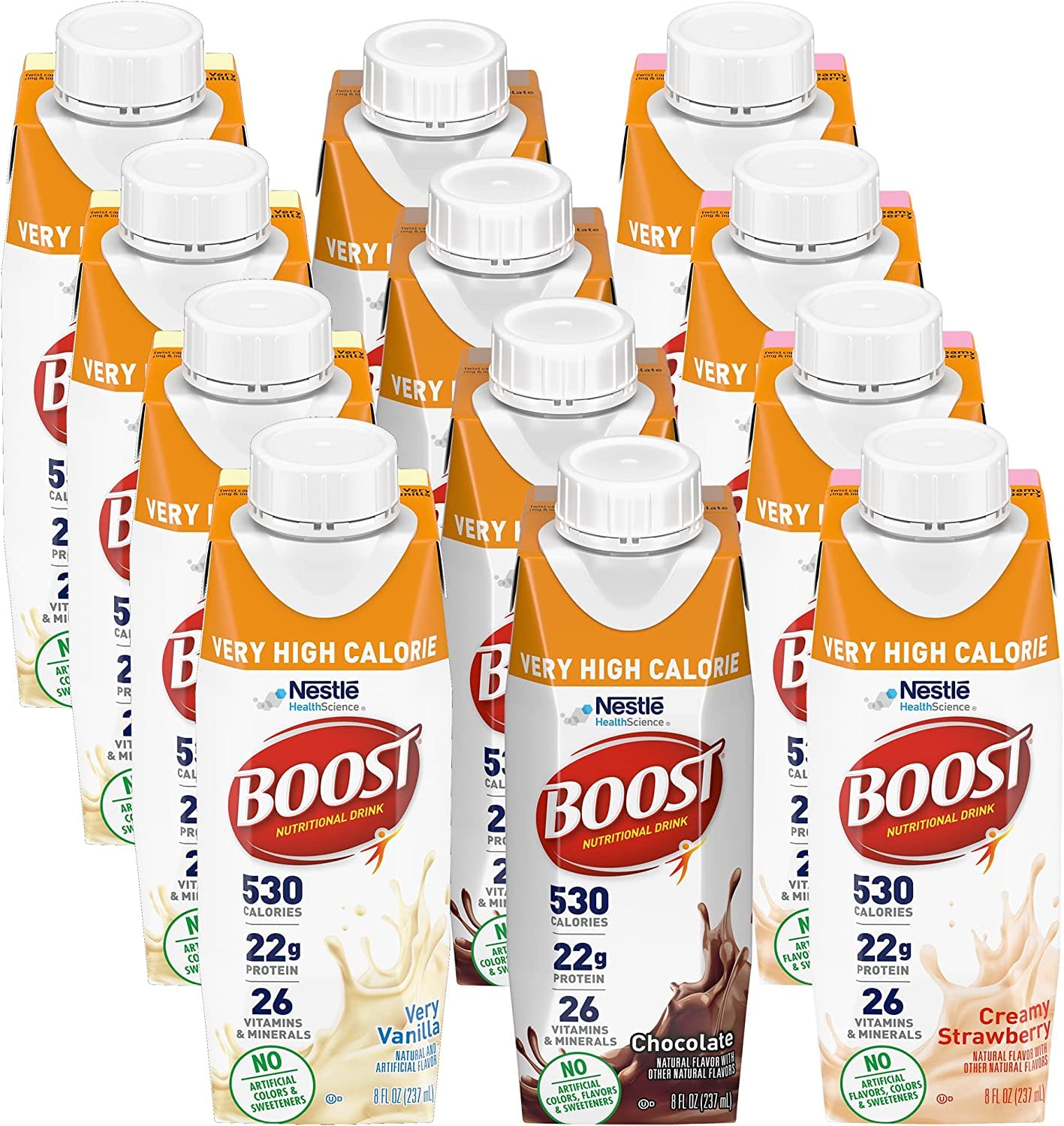 BOOST Very High Calorie Nutritional Drink Variety Pack Review