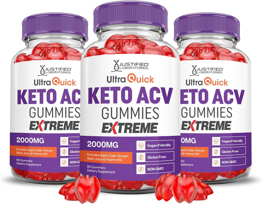 2000MG Keto ACV Gummies by Justified Labs
