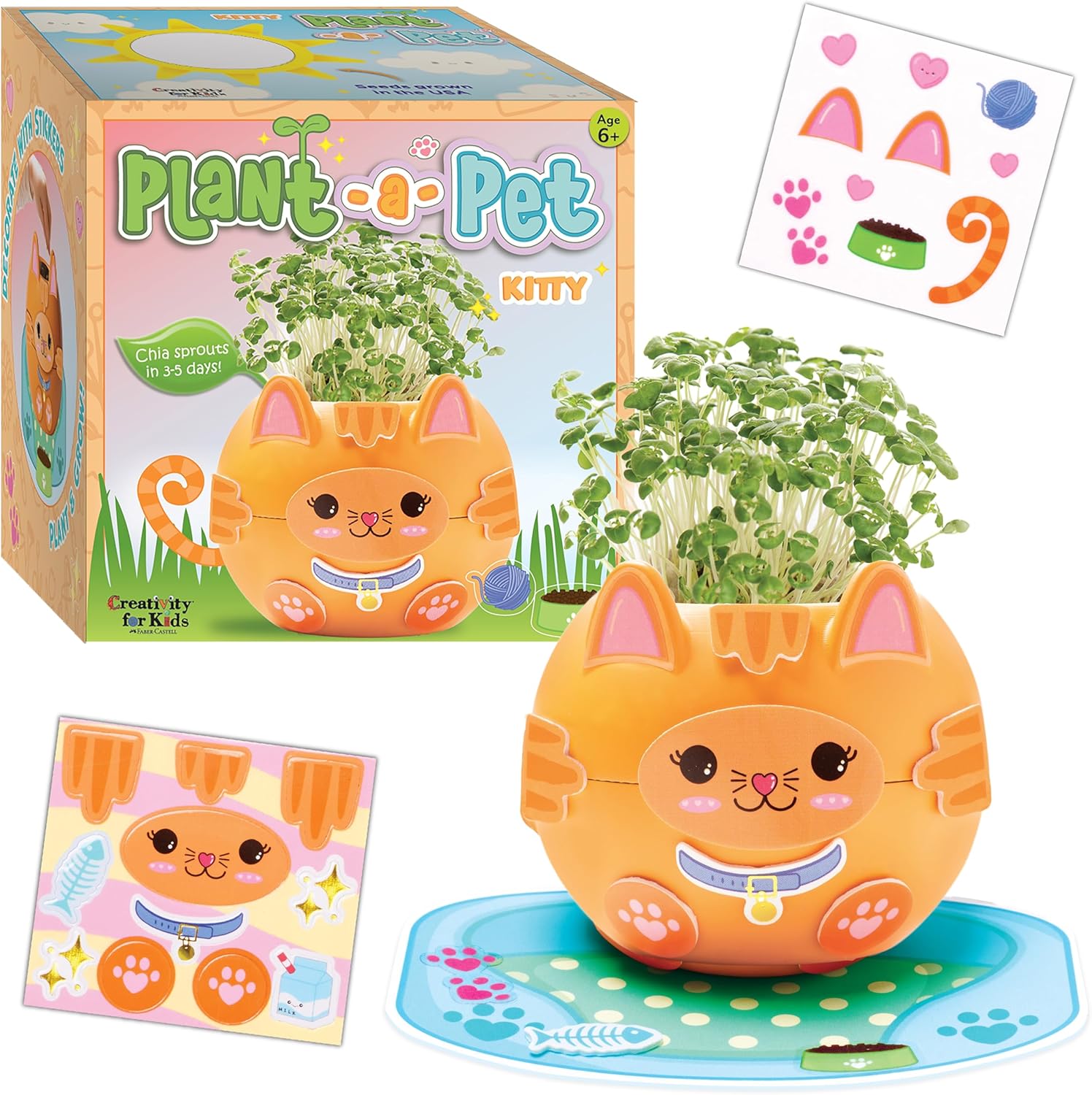 Plant-A-Pet Kitty: Kids' Creativity Kit
