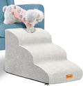 Topmart 3-Tier Foam Dog Stairs - Extra Wide, Non-Slip Steps