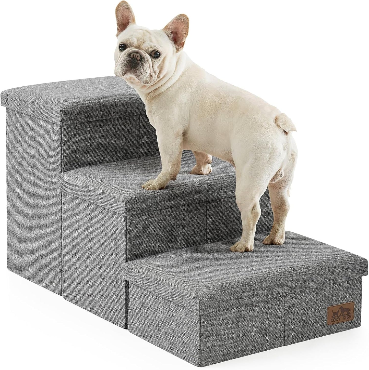Dog Stairs with Storage for Easy Access and Stability