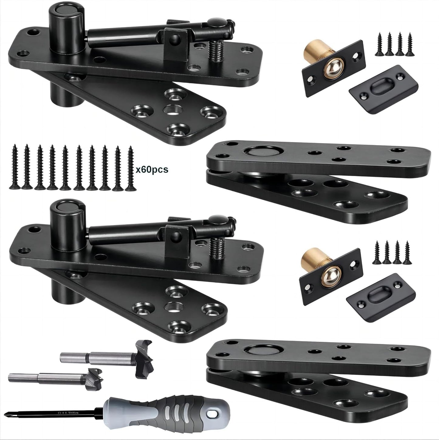 Heavy Duty Hidden Door Hinge for Secret Doors and Bookcases