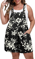 Plus Size Romper Jumpsuit Shortalls - Lightweight Summer Ease