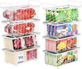 Chest Freezer Organizer Bins 8 Pack - Stackable Small Freezer Bins