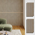 Upick Acoustic Wood Wall Panels 4 Pack - Sound-Absorbing Slat Panels