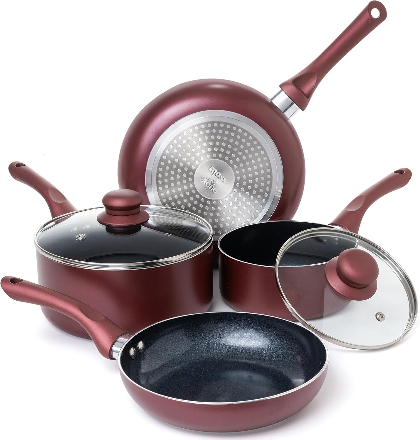 Moss & Stone Nonstick Cookware Set for Effortless Cooking