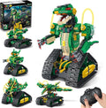 RC Dinosaur Building Toy 5-in-1 Remote Control Kit - Lighted Robot