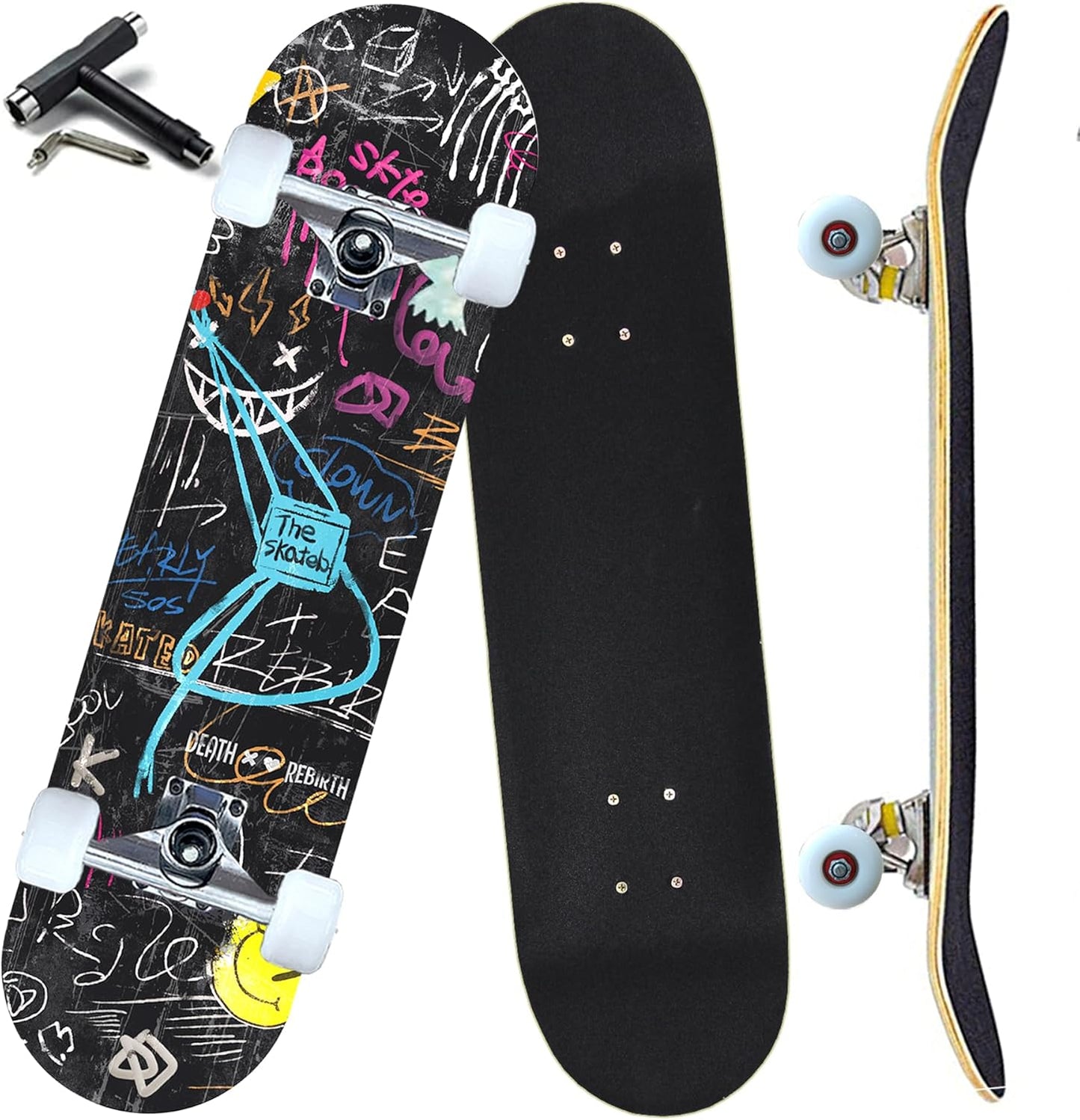 Pro Complete Skateboards for Beginners - Perfect for All Ages
