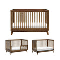 Babyletto Scoot 3-in-1 Convertible Baby Crib - Walnut