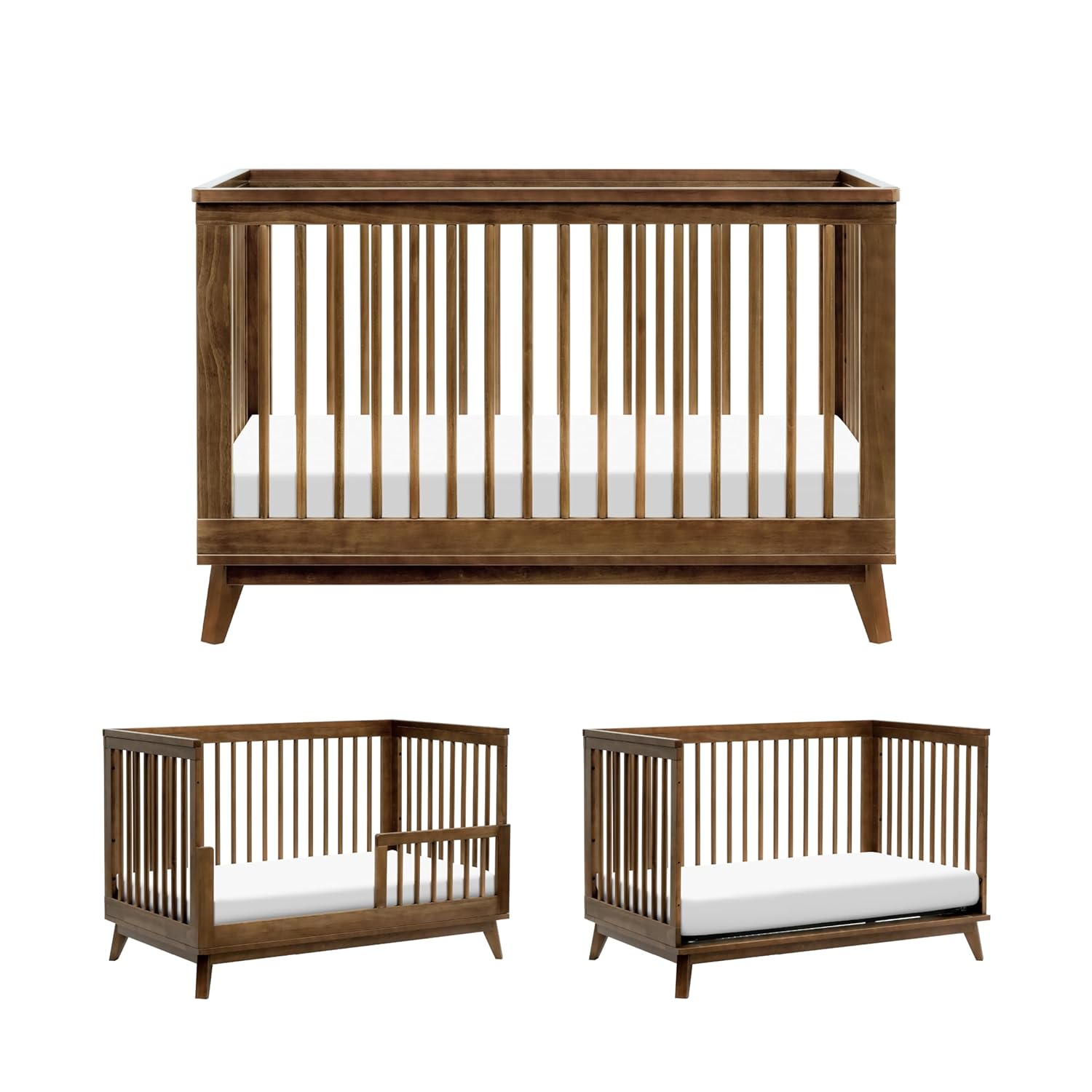 Babyletto Scoot 3-in-1 Baby Crib for Growing Toddlers