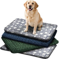 Washable Dog Bed Crate Mat 35 x 23 in - Plush Orthopedic Comfort