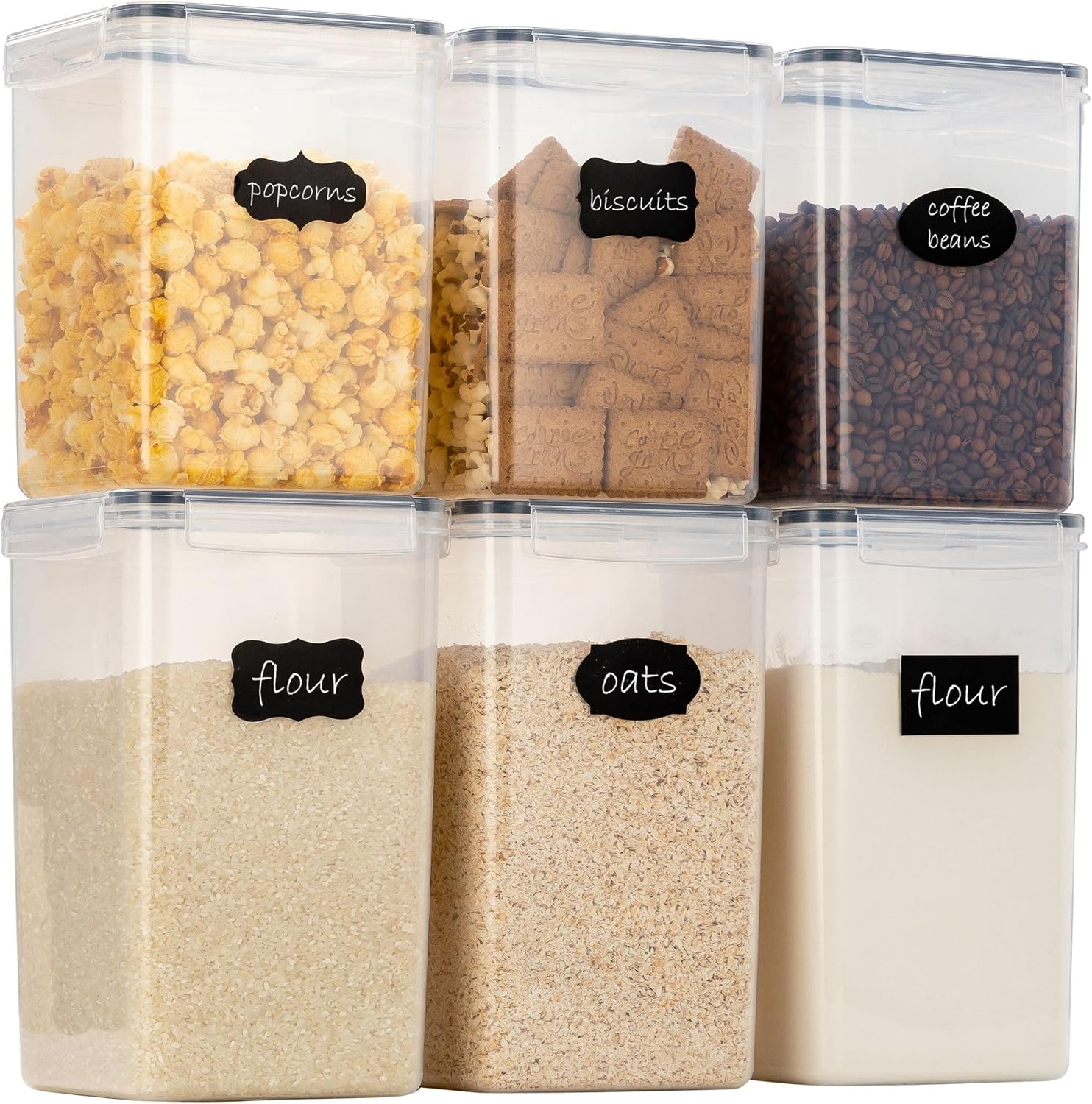 Chef's Path Airtight Food Storage Containers for Pantry Organization