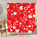 Romantic Heart Shower Curtain - Valentine's Day Love Decor