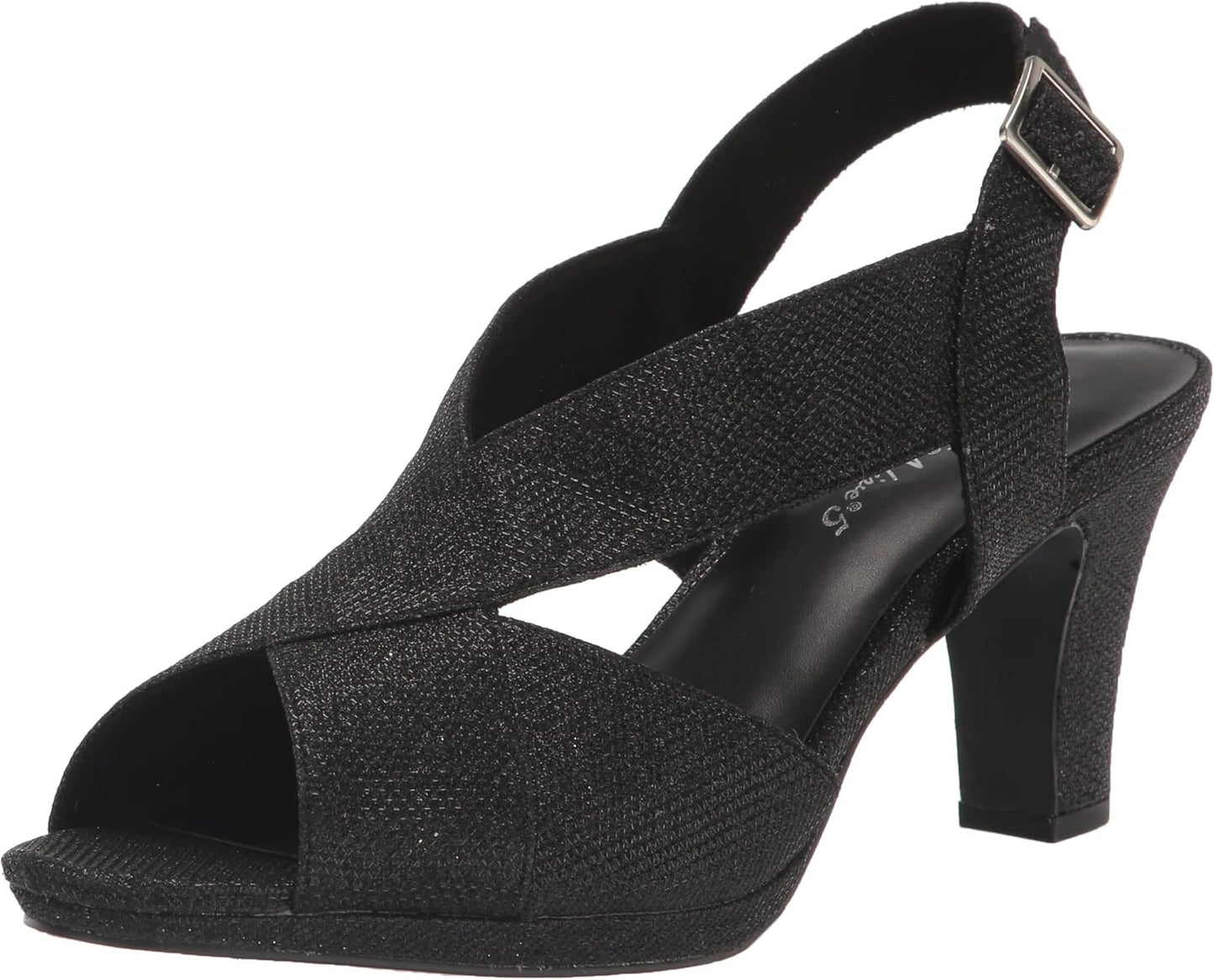 Easy Street womens Christy: Stylish Peep Toe Dress Heels