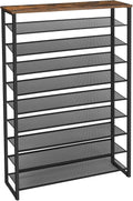 HOOBRO 10-Tier Shoe Rack 39.4 in - Large Capacity Entryway Organizer