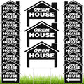 Open House Signs 21 Pack with Metal H Stakes - Directional Yard Arrows