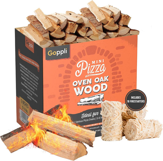 Kiln Dried Pizza Oven Wood 5-6 Inch Oak Logs for Cooking