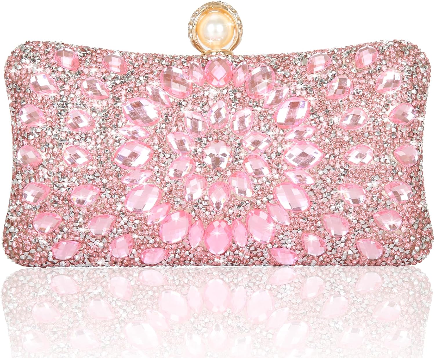 Sparkly Rhinestone Clutch Purses for Elegant Evening Events