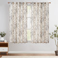 Beautiful Floral Linen Blend Drapes for Living Room Style