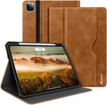 iPad Pro 11 in Case - PU Leather Protective Case with Pencil Holder